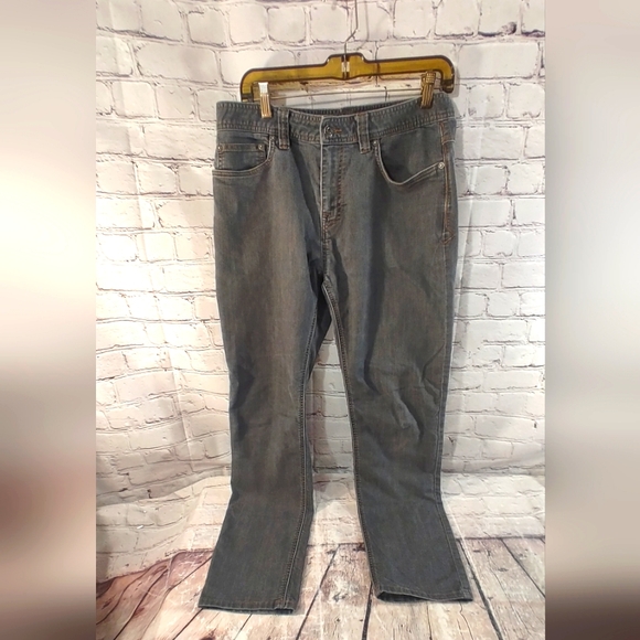 Prana Mens Slim Fit Jeans 32 Grey - Picture 1 of 16